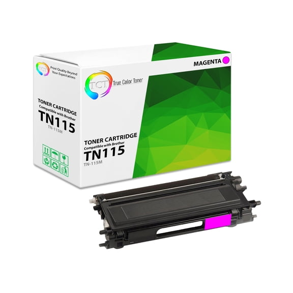 TCT TN115 Magenta Toner Cartridge - Compatible With Brother TN-115 TN115M Magenta
