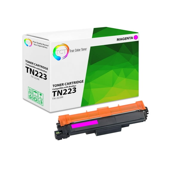 TCT TN223 Magenta Toner Cartridge - Premium Compatible Replacement for Brother TN-223 TN223M Magenta