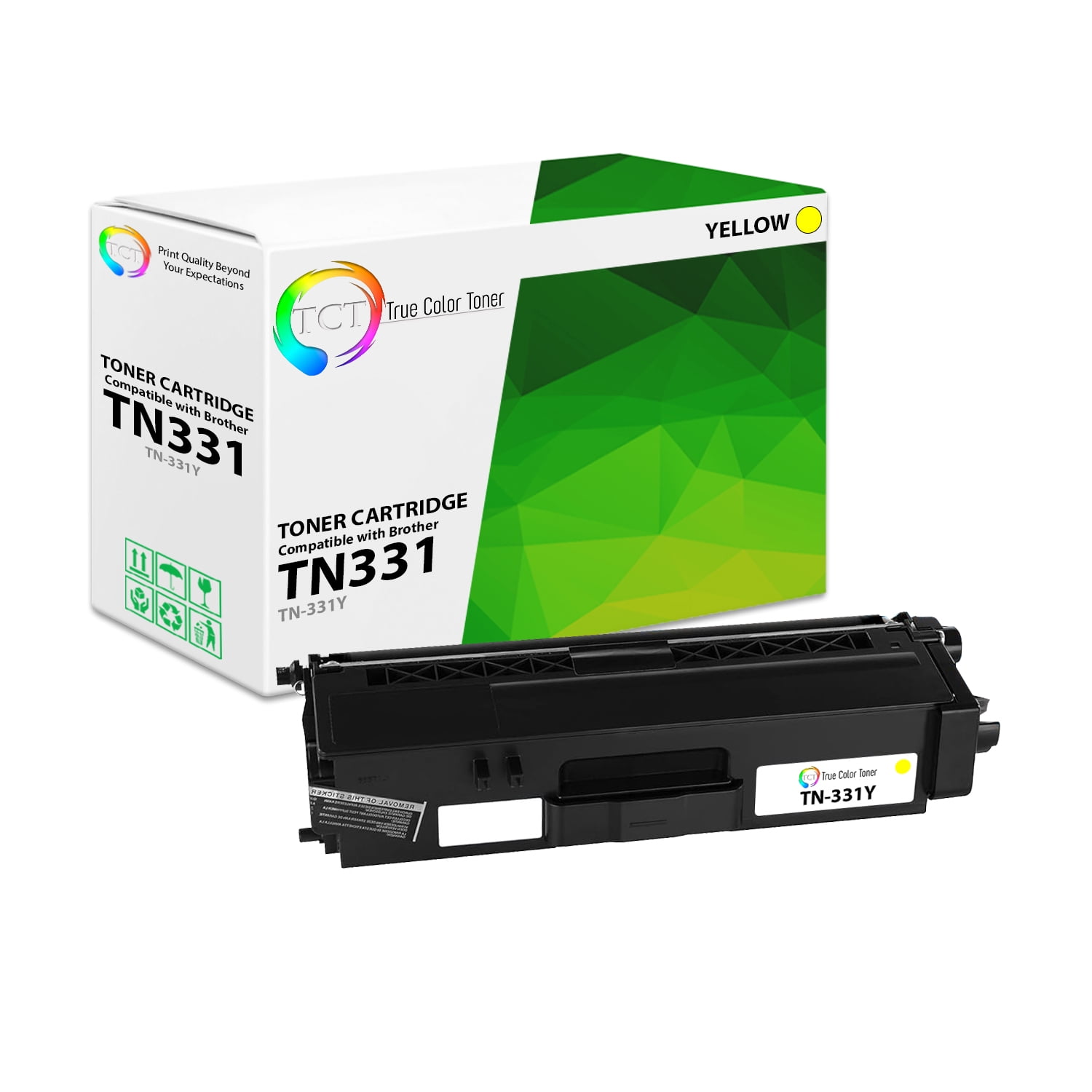 TCT TN331 Yellow Toner Cartridge - Premium Compatible Replacement for ...