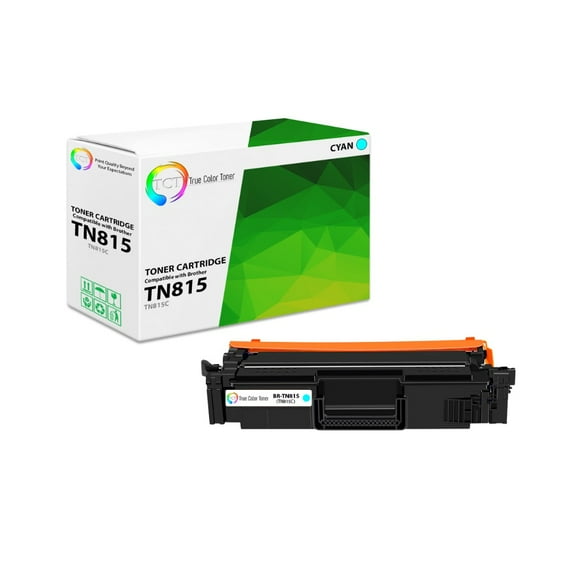 TCT TN815 Cyan Toner Cartridge - Premium Compatible Replacement for Brother TN-815 TN815C High Yield