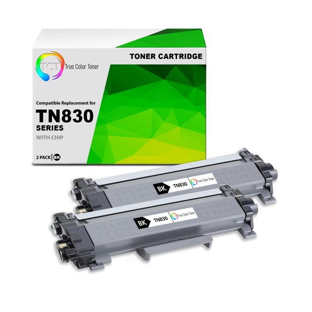 TCT TN830 Toner Cartridge 2 Pack - Premium Compatible Replacement for ...