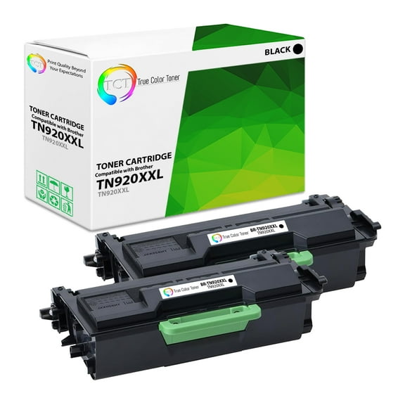 TCT TN920 Toner Cartridge 2 Pack - Premium Compatible Replacement for Brother TN-920XXL Extra High Yield
