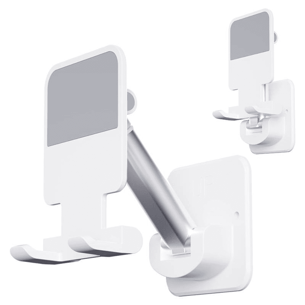 TCT Universal Wall Phone Mount White Tight and Secure Clip Easy
