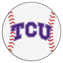 TCU Baseball Mat 27" diameter