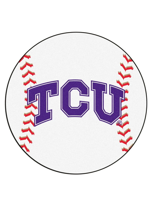 TCU Baseball Mat 27" diameter