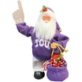 thumbnail image 1 of TCU Horned Frogs 12" Animated Musical Santa, 1 of 5