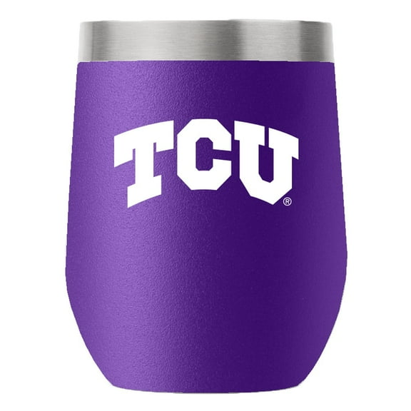 TCU Horned Frogs 12oz. Stemless Tumbler
