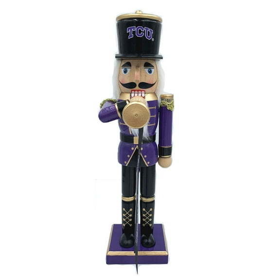 TCU Horned Frogs 14" Bugler Nutcracker