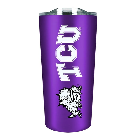 TCU Horned Frogs 18oz. Stainless Steel Soft Touch Tumbler
