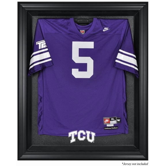 TCU Horned Frogs Black Framed Logo Jersey Display Case