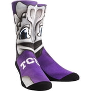 TCU Horned Frogs Rock Em Socks Womens Mascot Crew Socks
