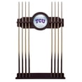 thumbnail image 1 of TCU Solid Wood Cue Rack with a English Tudor Finish, 1 of 4