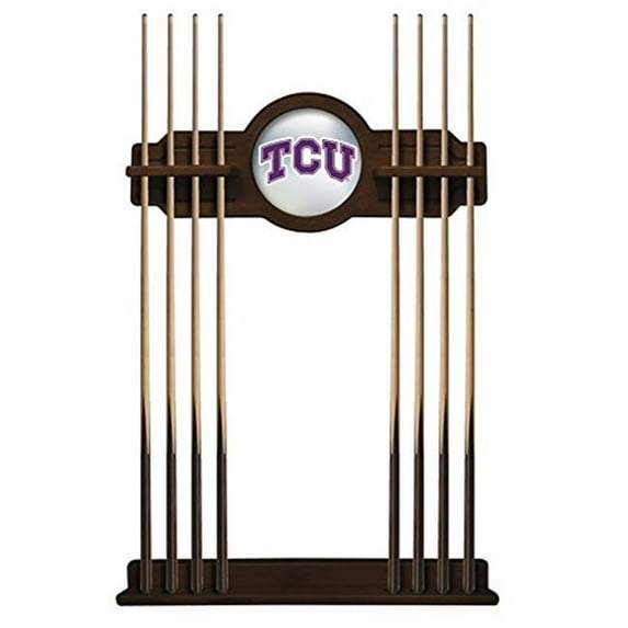 TCU Solid Wood Cue Rack with a Navajo Finish