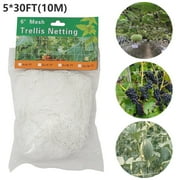 Tcwhniev 30FT Grow Trellis Netting - Plant Support Grow Tent Garden Mesh Net Polyester