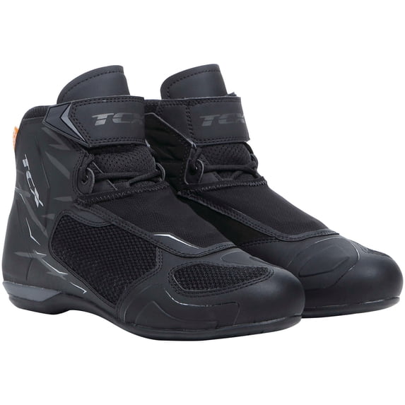TCX R04D Air Mens Leather Motorcycle Shoes Black/Gray 46 EUR