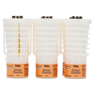 Rubbermaid Commercial TCell Microtrans Odor Neutralizer Refill Mango Blossom 48 ml 6/Carton 402369