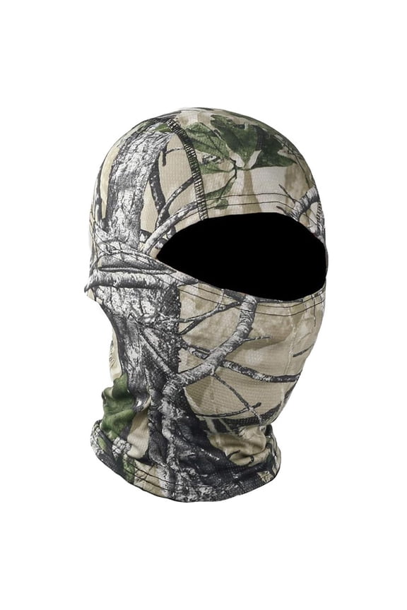 Camo Balaclava Full Face mask Ninja Hood Neck Gaite Millitary (Alpie)
