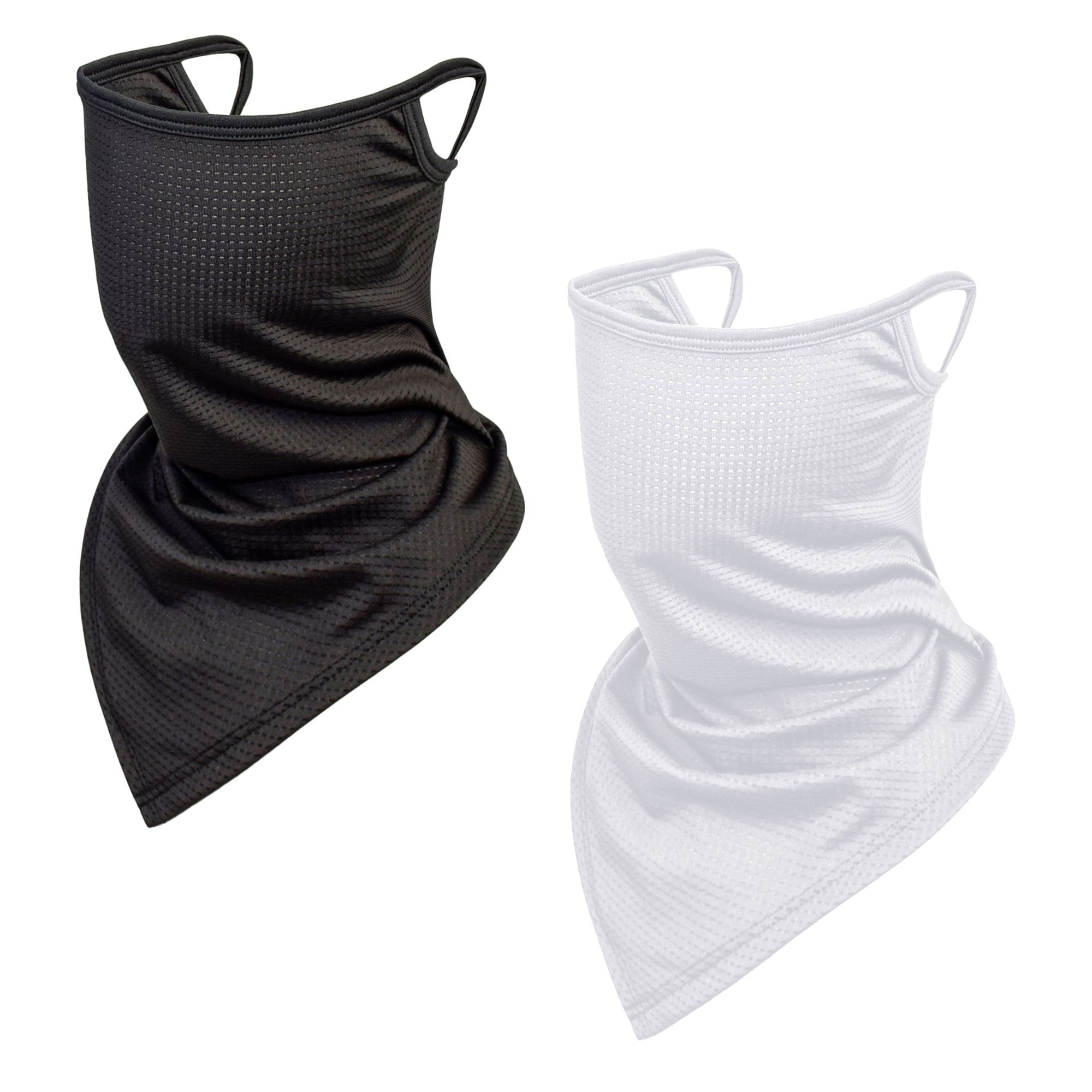 TClian Neck Gaiter with Ear Loops Scarf Bandana UV Sun Protection ...