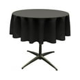 thumbnail image 1 of TCpop58R-BlackP24 Polyester Poplin Tablecloth, Black - 58 in. Round, 1 of 1