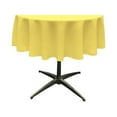 thumbnail image 1 of TCpop58R-YellowLgtP99 Polyester Poplin Tablecloth, Light Yellow - 58 in. Round, 1 of 1