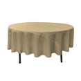 thumbnail image 1 of TCpop90R-TaupeP13 Polyester Poplin Tablecloth, Taupe - 90 in. Round, 1 of 1