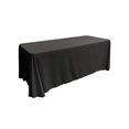 thumbnail image 1 of TCpop90x132-BlackP24 Polyester Poplin Rectangular Tablecloth, Black - 90 x 132 in., 1 of 1