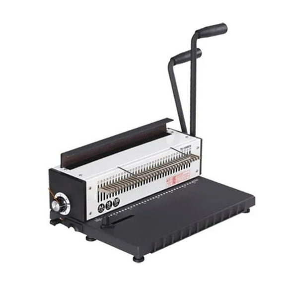 TD-1500B34 Manual Punching And Binding Machine A3A4 Document Iron Ring Punching Machine Pressing Ring Binding Machine ,Easy to Use