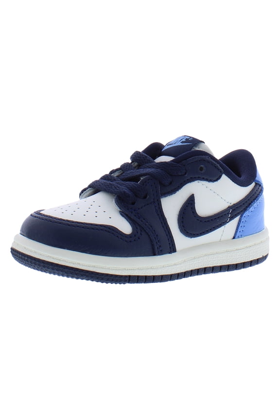 Jordan 1 Retro Low OG Infant/Toddler Shoes Size 6, Color: Obsidian/University Blue/Sail