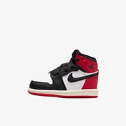 Air Jordan 1 Kids Toddler Retro High OG "Black Toe Reimagined Shoes