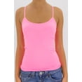 thumbnail image 1 of TD Collections Woman's Basic Seamless Long Camisole, Light Pink One Size, 1 of 1