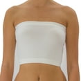 thumbnail image 1 of TD Collections Women's Basic Stretch Layer Seamless Tube Bra Bandeau Top, 1 of 1