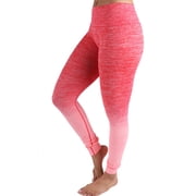TD Collections Womens Slim Two Tone Workout Full Length Yoga Pants