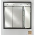 thumbnail image 1 of TD-LC3834RROMPW 38 in.x 34 in.Recessed Triple Door Cabinet with Contemporary Lights - Roman Pewter, 1 of 1