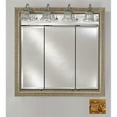thumbnail image 1 of TD-LT3834RVALGD 38 in.x 34 in.Recessed Triple Door Cabinet with Traditional Lights - Valencia Gold, 1 of 1