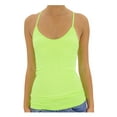thumbnail image 1 of TD Women's Ribbed Sleeveless Racerback Cami/Tami/Tank Top Active Basics, 1 of 1