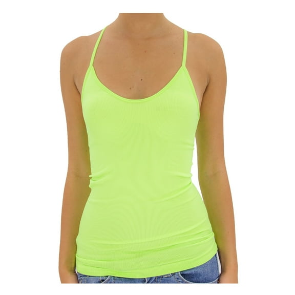 TD Women's Ribbed Sleeveless Racerback Cami/Tami/Tank Top Active Basics