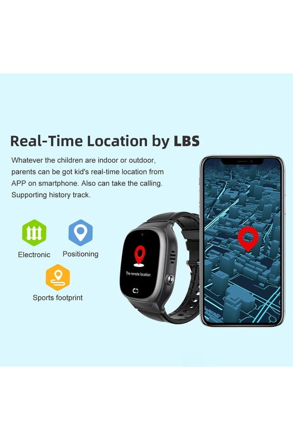 TD45 Children's Smart Watch, Primary School Children's Positioning Phone, Bracelet, Photo Taking, Multi Language