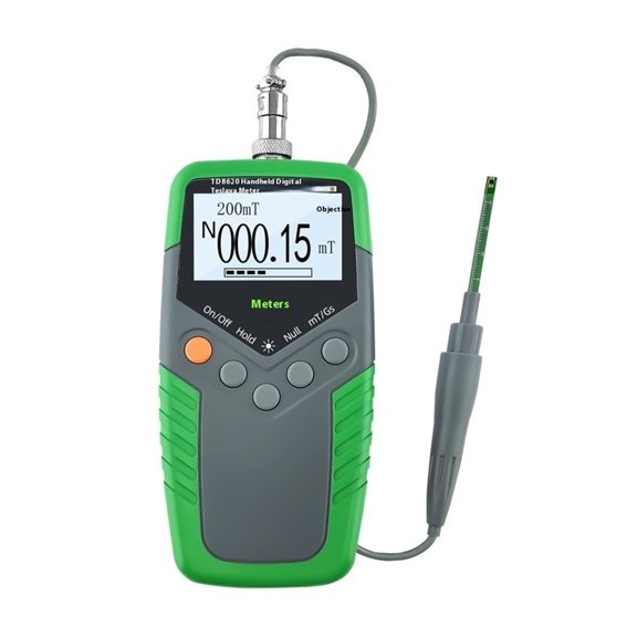 TD8620 Gauss Meter Flux Meter Magnet Magnetic Force Meter Magnetic Field Strength Detector