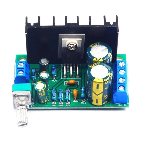 TDA2050 Mono Amplifier Board 5W Audios Amplifier Module with DC12-24V Input Volumes Control for DIY Audios Projects