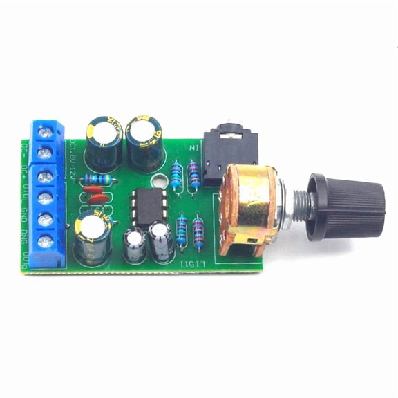 TDA2822M Stereo Audio Amplifier Board 2.0 Stereo DC Amplifier Board DC 1.8-12V Portable Radio Amplifier Board