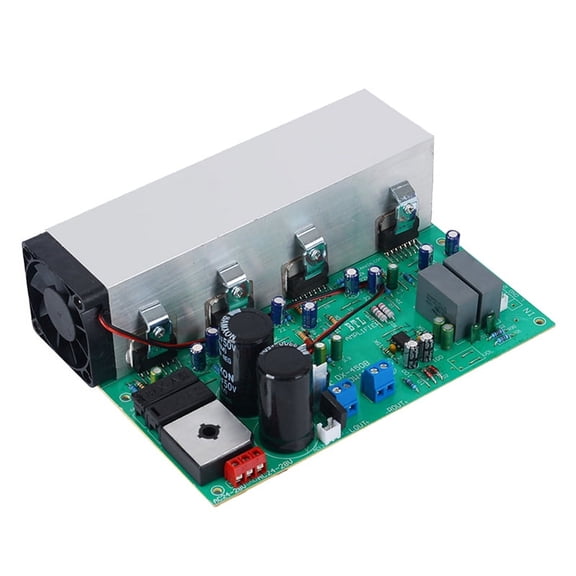TDA7294 PRO Amplifier Board 2.0 Channel 150W Air-Cooled HiFi High Power Audio Amplifier Board,1 x Power Amplifier Board,Photo Color