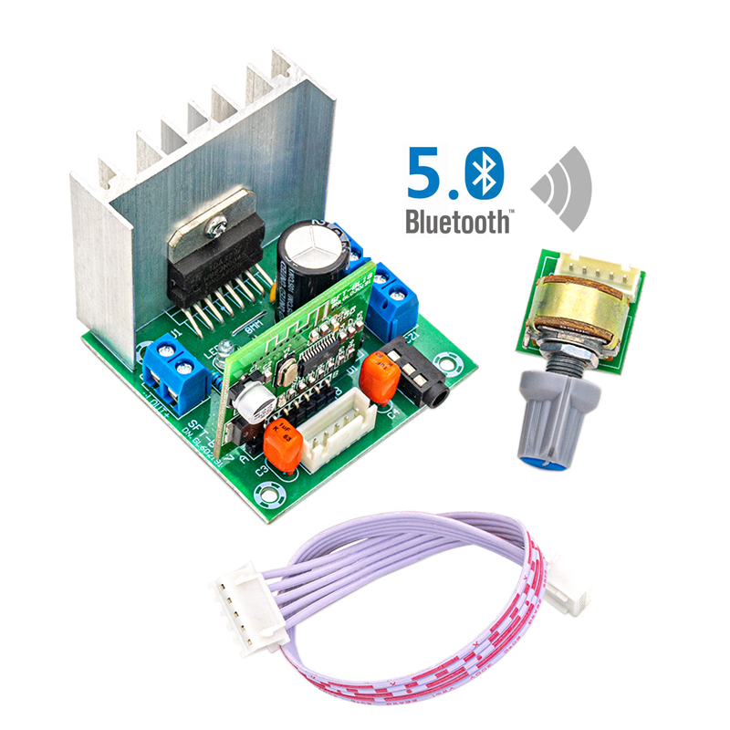 TDA7297 2*20W Bluetooth 5.0 Class AB Amplifier Board Stereo Dual
