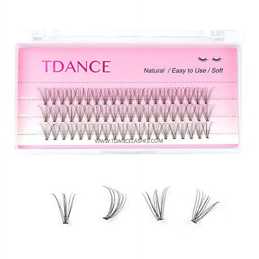 TDANCE Cluster Lashes C .. Curl DIY Eyelash Extension .. 14mm Volume