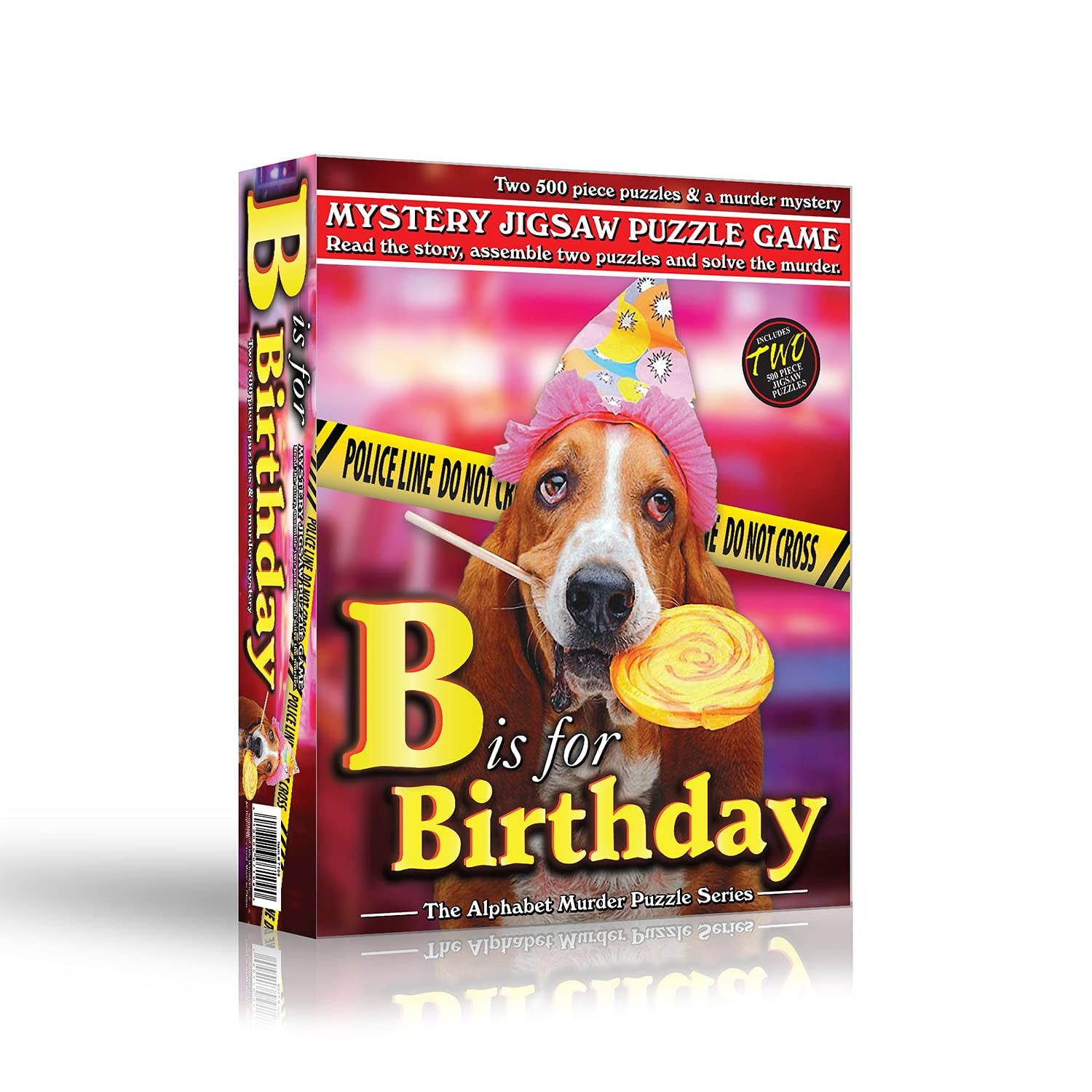 TDC Games B is for Birthday Alphabet Mystery Jigsaw Puzzles (2) 500 pieces