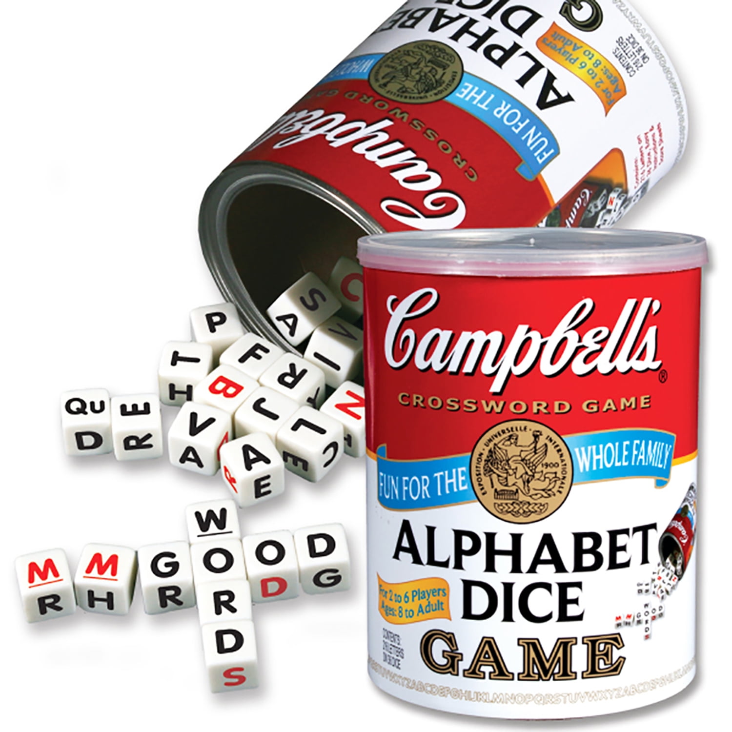 TDC Games Campbell's Alphabet Dice Game 36 Dice 26 Players