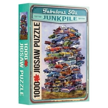TDC Games Fabulous 50s Junkpile Jigsaw Puzzle - 1000 Pc - 26.75 x 19.25 in.