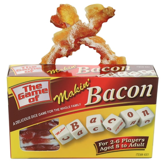 TDC Games Makin' Bacon Dice Game - 6 Dice - 2-6 Players