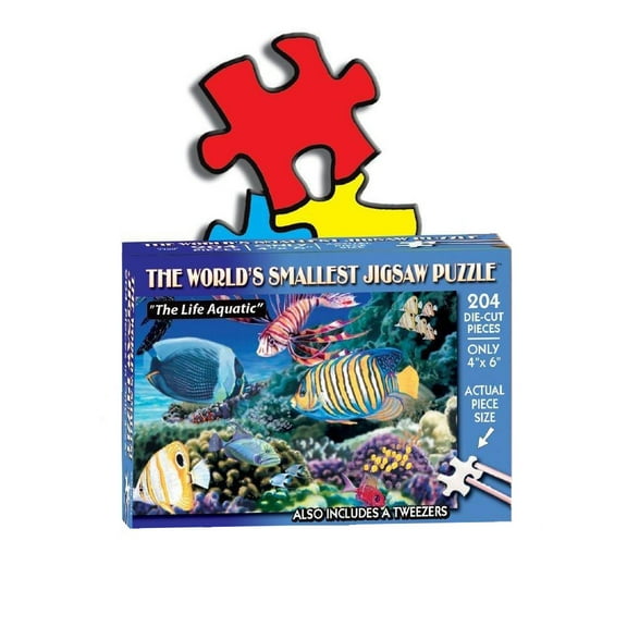 TDC Games World's Smallest Jigsaw Puzzle - The Life Aquatic - 4 x 6 inches