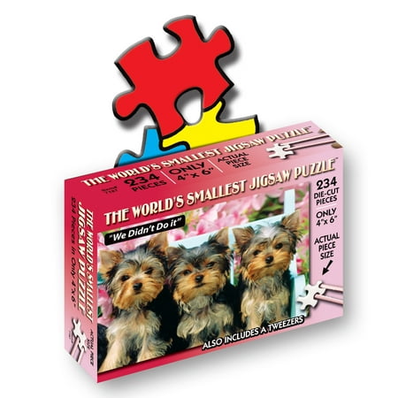 TDC Games World's Smallest Jigsaw Puzzle - We Didn't Do It - 4 x 6 in.