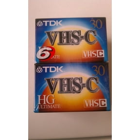 TDK 6-Pack of 30 Minute VHS-C Camcorder Tapes (TC-30HG)